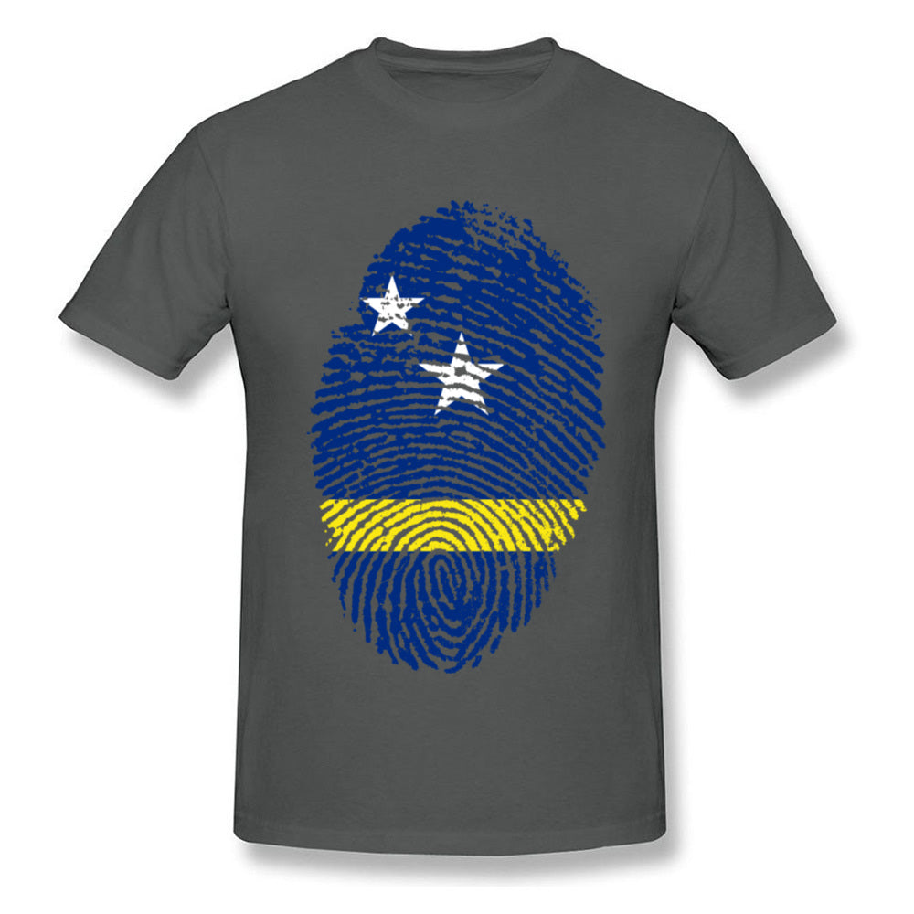 Curacao Flag Fingerprint Tee