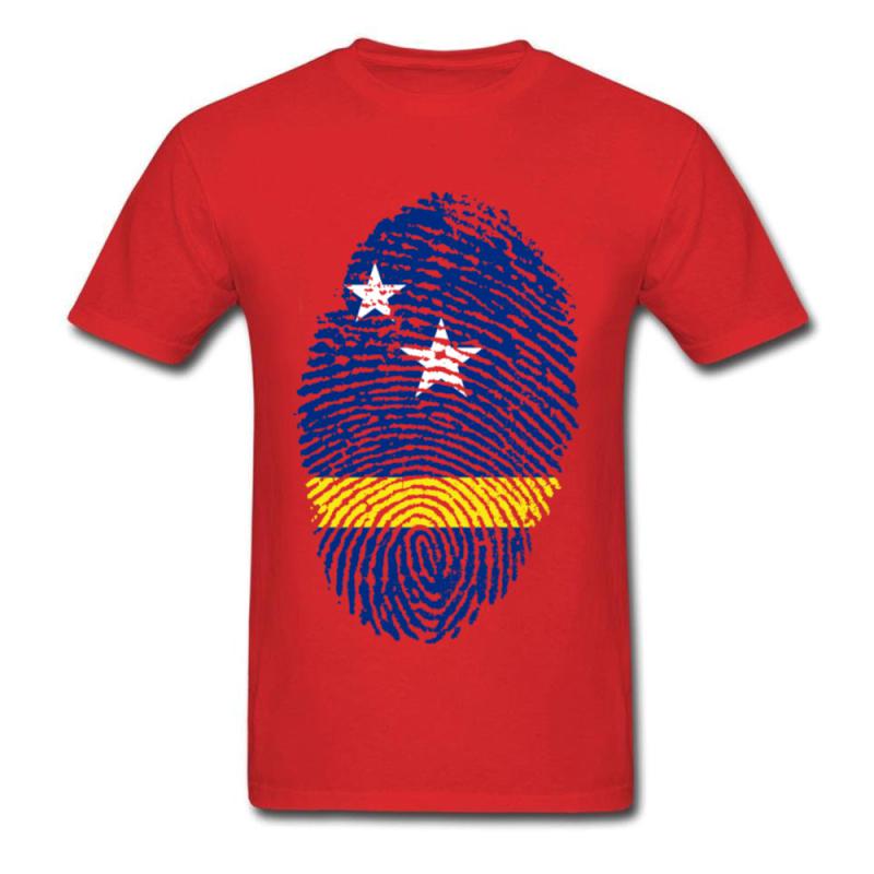 Curacao Flag Fingerprint Tee
