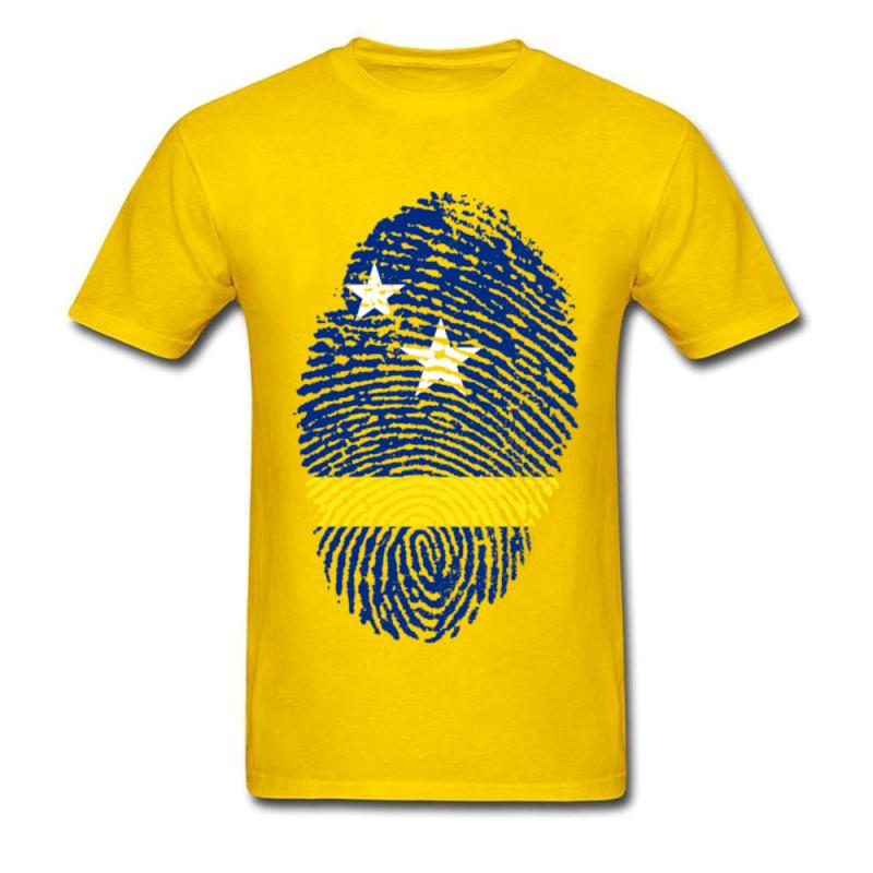 Curacao Flag Fingerprint Tee