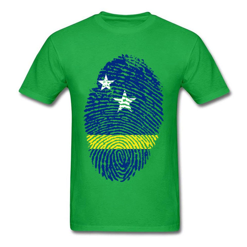 Curacao Flag Fingerprint Tee